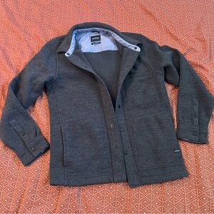 Prana men’s polar tech button up jacket - small